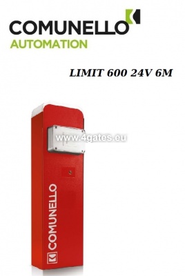 Автоматический шлагбаум двигателя COMUNELLO LIMIT 600 24V 6M