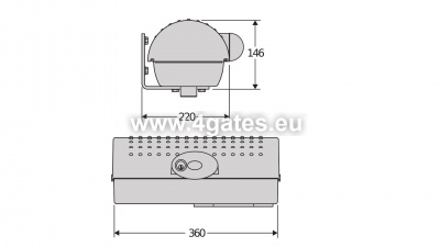 Kit for swing gates BFT IGEA BT KIT INT 24V