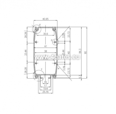 Прямоугольная стрела BFT MICHELANGELO AQ6 6m